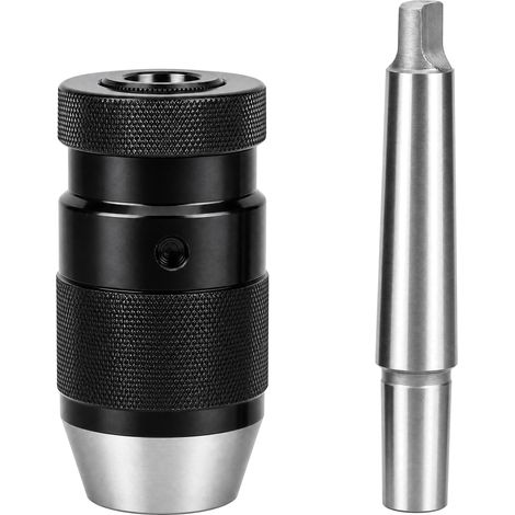 Mandrin de perceuse sans clé, B16 13MM Perceuse sans clé pour tour à usage intensif, mandrin de perceuse avec fixation conique auto-serrante, accessoires industriels (1/5)
