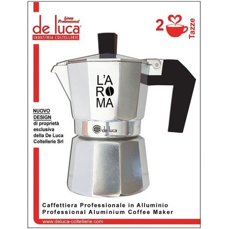 CAFFETTIERA M.co nero - 2 tazze