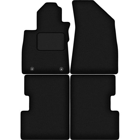 Tappetini auto in velluto nero per: MG ZS I crossover (2017-) (1/5)