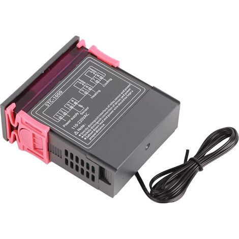 Contrôleur de température numérique, mini micro-ordinateur Thermostat électronique Aquarium à couver Machine à fruits de mer 110‑ (1/5)