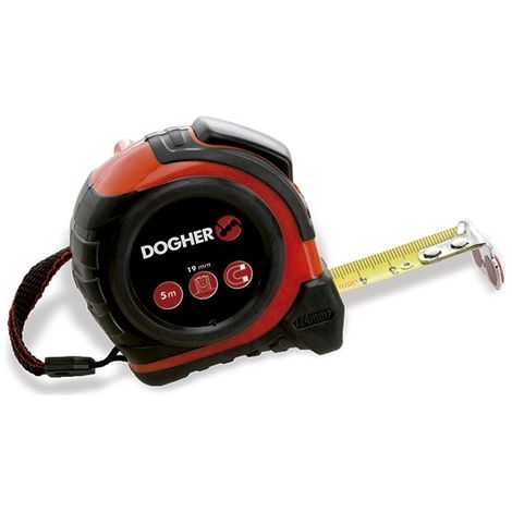 Flexómetro magnético de 8m  DOGHER 775-08 (1/2)