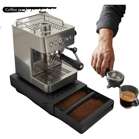 Contenitore per fondi di caffè, in acciaio inox, 28185 cm, da tavolo, per uso esterno, non richiede montaggio. (1/5)