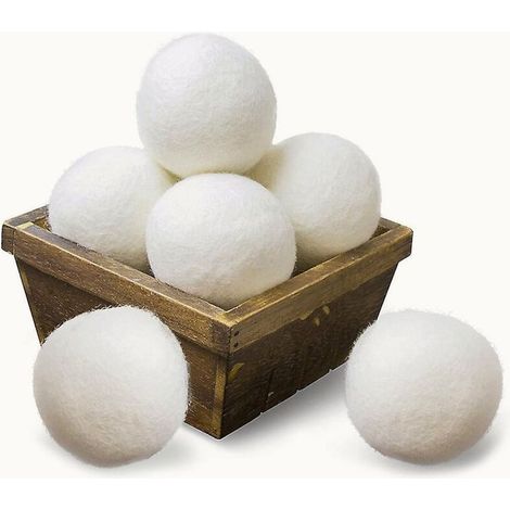 Lot de 6 boules filtrantes blanches pour système de filtration de sable de piscine (1/4)