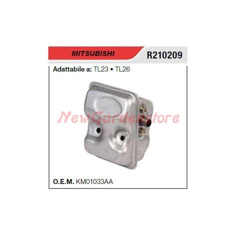 Marmitta silenziatore MITSUBISHI tagliasiepe TL23 26 R210209