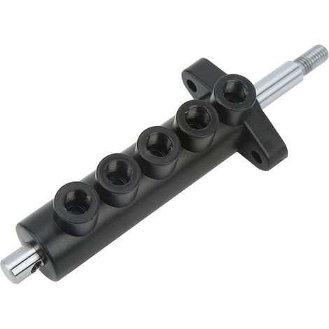 Machine à Changer les Pneus, Valve Pneumatique à 5 Voies avec Pédale en Alliage d'Aluminium et Tige Filetée Acier 8mm pour Réparation (1/5)