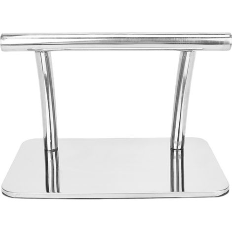 Repose-pieds mobile en acier inoxydable pour pédicure, destiné aux salons de pédicure et aux salons de tatouage. (1/5)