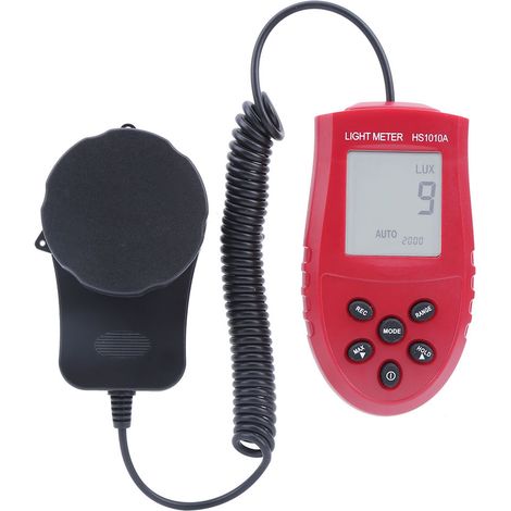 Compteur de lumière numérique haute précision, luxmètre portable à plage automatique HS1010A (1/5)