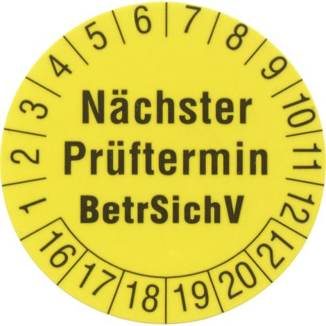 Beha Amprobe 2145956 1238D Prüfetiketten 1 St.