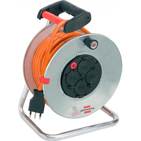 Tamburo avvolgicavo garant® sk, cavo 25 mt, at-n07v3v3-f 3g2,5 arancione