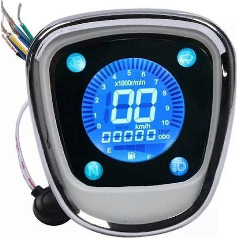 Digitales LCD-Instrumentencluster für Motorräder (Drehzahlmesser, Kilometerzähler, Geschwindigkeitsmesser) für C50, C70, C90 und Passport 70/90 C70 (1/5)