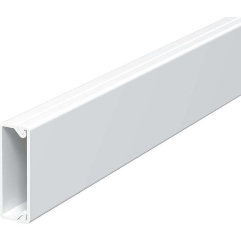 Canaleta de cables obo bettermann 6150780 blanco 2000 mm
