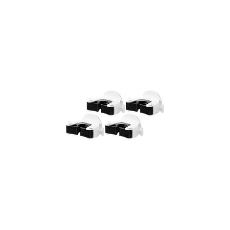 4 pièces Support Balai Mural Sans Percage Pince Vadrouille Auto-adhésive pour Salle de Bain et Cuisine Crochet Murale Traceless pour Rangement Facile des Balais et Mops (1/5)