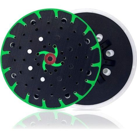 flexibler Schleifteller für Festool 150 mm mit Stützteller, M8-Anschlussgewinde, Staubabsaugung für Exzenterschleifer (1/5)