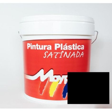 PINTURA SATINADA NEGRA MOYPE 4L
