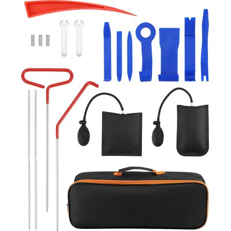 ® Kit d'outils de Voiture Professional de 17 pièces, Trousse de Premiers Secours de Voiture (1/5)