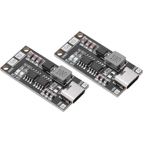 2 Stück Akku-Lademodul 4S Typ C auf 16,8 V Boost-Lithium-Akku-Ladeplatine für Akkuladegerät 1A (1/5)