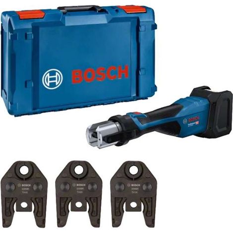 Herramienta de engaste sin cable Bosch gpt 18v-32 32 kN cabeza giratoria (1/2)