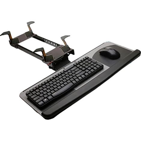 Tastaturständer mit Handgelenkauflage, ergonomisches Design, verstellbare Neigung und Drehung, LK06AD (1/2)