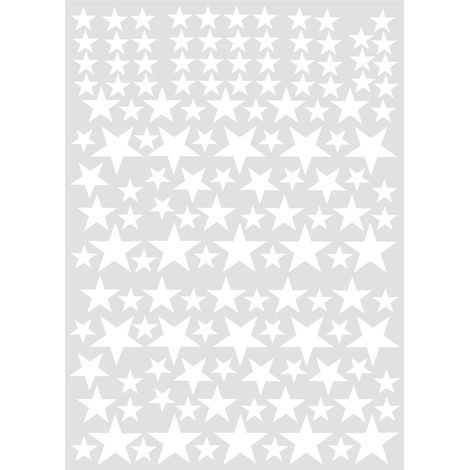 150 pièces amovible bricolage autocollant mural PVC vinyle Art décalcomanie salon décoration de la maison blanc