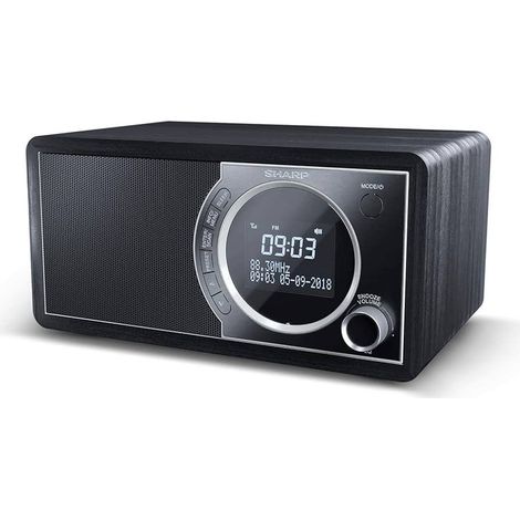 Sharp Radio Digitale Portatile DR-450 DAB+/FM LCD Nero