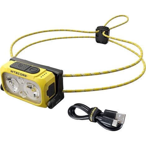 Nitecore NU21 Stirnlampe Gelb 360 Lumen Leicht