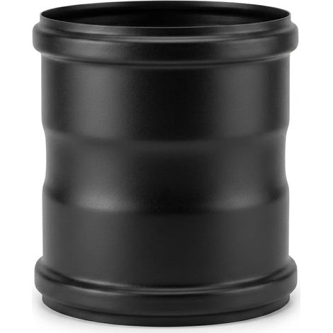 MAKA Manicotto Femmina-Femmina FF Canna Fumaria Legna Nero Ø 130 mm (1/5)