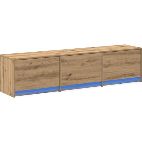 Maison Exclusive - Mobile TV Rovere artigianale 165 x 34 x 40 cm Legno multistrato