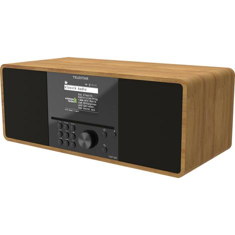 Telestar TOP 300 Holz Internet CD-Radio Internet, DAB+, UKW USB, WLAN, Internetradio, DAB+, CD, Blue (1/5)