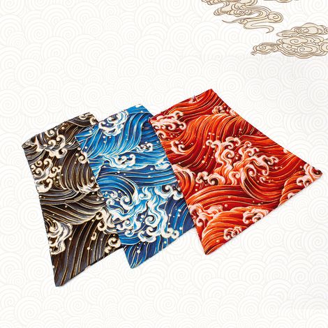 Car gear shift cover, gear lever decorative cloth cover, Japanese style automatic and manual gear lever dust cover - black (1/4)