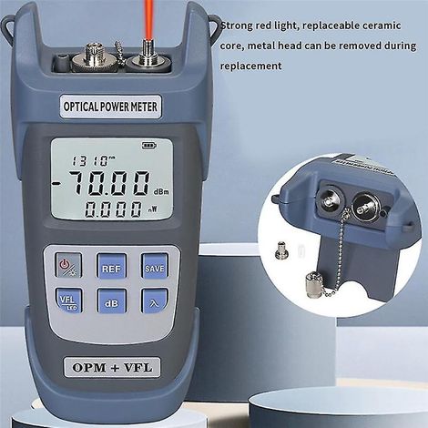 Wattmètre optique Comptyco AUA-G710B (OPM -70 ±10 dBm) 10 km VFL 10 mW