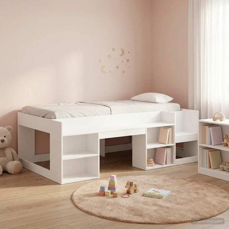 Cama Infantil con Almacenamiento  75 x 190 cm