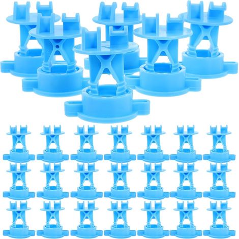 Lot de isolateurs de clôture électrique bleus – Fil PP durable pour clôtures agricoles, fournitures de jardinage, fil lisse accessoires de tuyaux pour maisons et équipements (1/5)