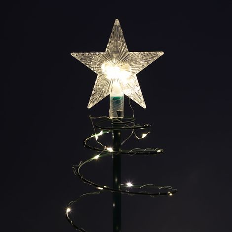 Guirlande lumineuse LED solaire pour sapin de Noël, décoration festive extérieure, jardin lumineux, lumière chaude (1/5)
