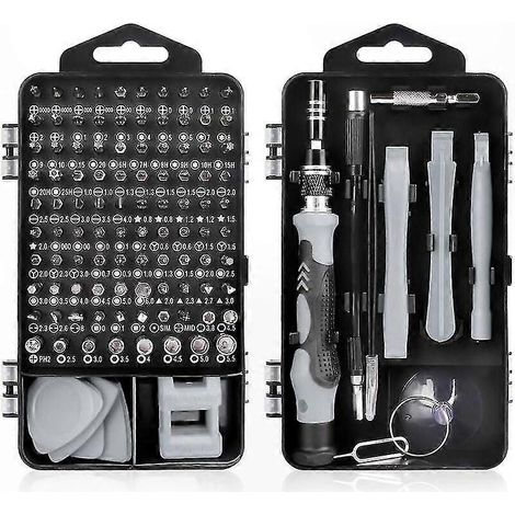 115-in-1 Präzisionsschraubendreher-Set, tragbares Magnetwerkzeug zur Reparatur von Computern, Laptops, Smartphones und elektronischen Geräten. (1/5)