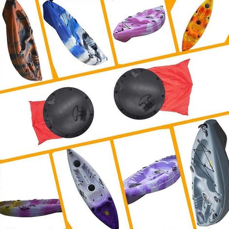 Kit de verrouillage pour plaque de pont de 6 pouces, couvercle de trappe, sac de rangement et accessoires nautiques (bateaux, kayaks, canoës). (1/4)