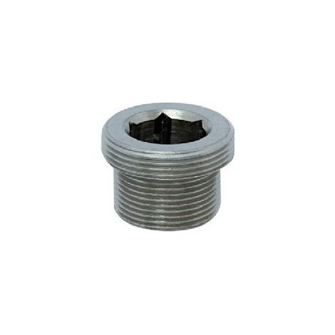 Riduzione ottone cromato con filetto incassato m 18/1 x m 22/1 (1/3)