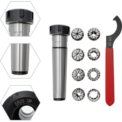 Ensemble de pinces à ressort de 8 pièces, mk4 er25 M16 douille de fixation, (4 - 16mm) pince antidérapante pour le travail du bois, le travail du métal