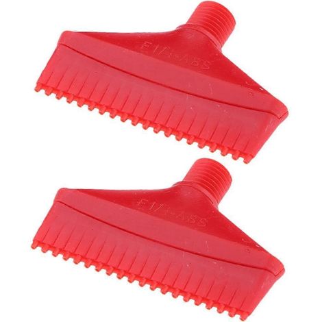 1/4" Thread Size, Flat Wind Jet Air Blowing Nozzle Spray Red 70mm X2 (1/5)
