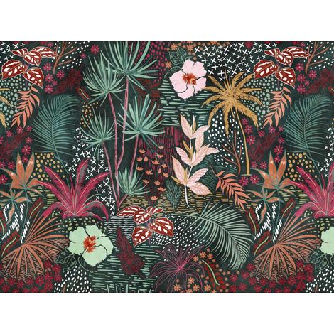 A.S. Creation Fototapete Livingwalls The Wall 382741 Ein Motiv pro Rolle 3.71 x 2.80 m Dschungel Grün (1/3)