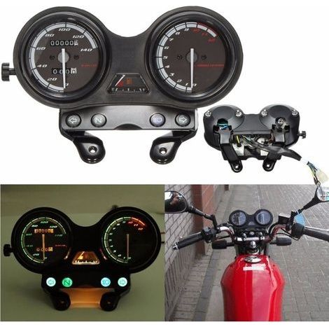 Tachymètre odomètre compteur de vitesse km/h pour YAMAHA YBR 125 – Précision optimale – Longueur câble 20 cm – Connecteur 5 broches – - YBR125 (1/4)