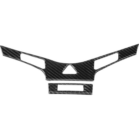 2 pièces Cache de panneau de climatisation de console Garniture en fibre de carbone Compatible avec Chevrolet Cruze 2009‑2015 (1/5)
