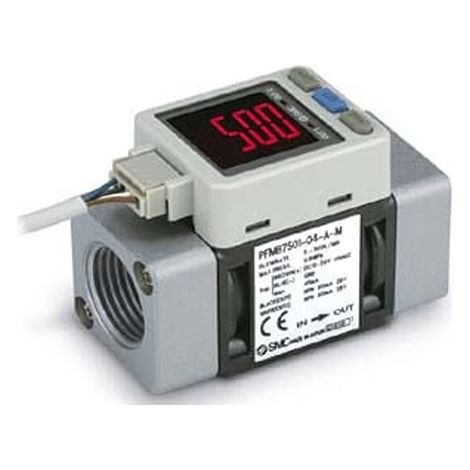 Débitmètre SMC PFMB7 pour Air sec, N2, 5 L/min à 500 l/min ( Prix pour 1 )