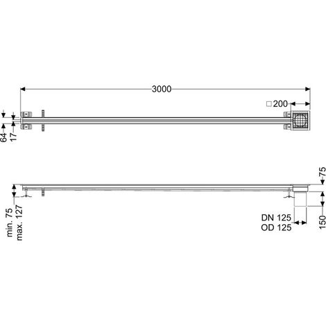 KESSEL 6102301 Caniveau fente Ferrofix