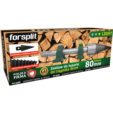 Spaccalegna da 80 mm per trattore / kit ZW2U-080K2