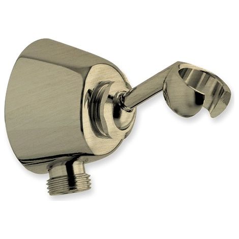 SUPPORT MURAL A ROTULE LAITON AVEC PRISE D'EAU MM1/2" METAL BROSSE - CRISTINA ONDYNA AC14777