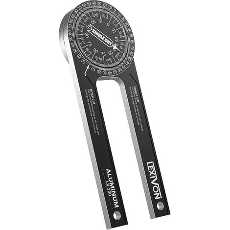 Rapporteur d'angle de scie à onglet en aluminium