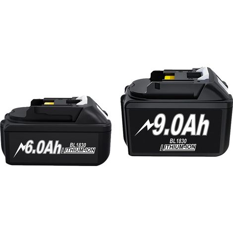 Batterie, 18V Li-ion, Indicateur LED, 1 6Ah 1 9Ah (1/2)