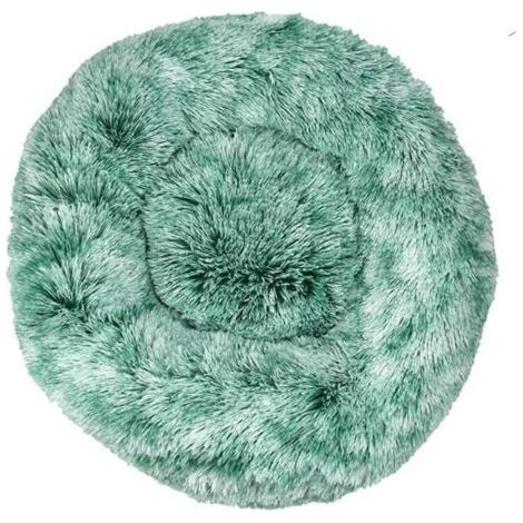 Lit pour chat, coussin moelleux, doux lavable pour chiens chats (dégradé vert, 60 cm), Ensoleillé (1/5)