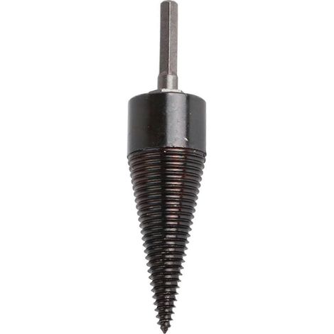 Tige de foret conique pour fendeuse de bûches domestique, compatible avec les perceuses électriques