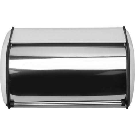 Boîte à pain en fer blanc poli miroir, résistante et durable, idéale pour la maison, le magasin ou le bureau. (1/5)